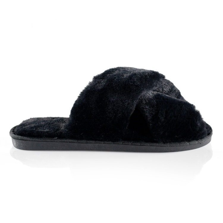 Weiche Pantoffeln (Schwarz)