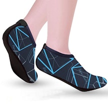 Badeschuhe (Schwarz & Blau)