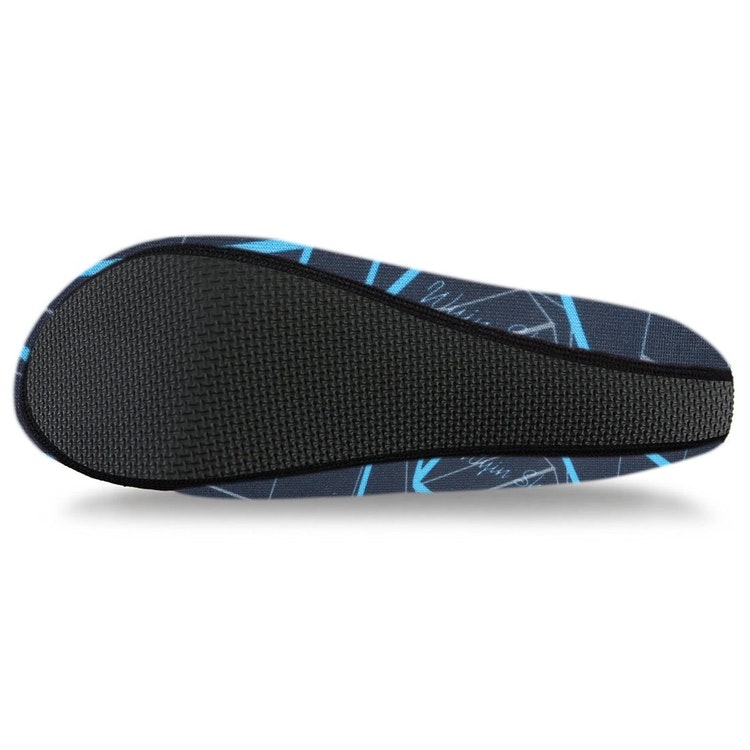Badeschuhe (Schwarz & Blau)