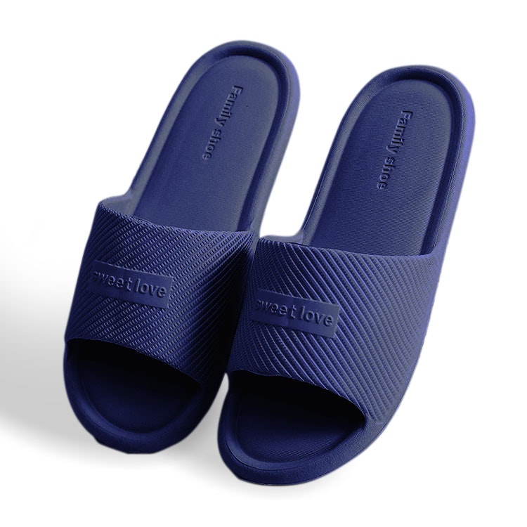 Pantoffeln Basic (Dunkelblau)
