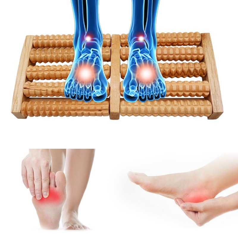 Fußmassage Holz (Roller)