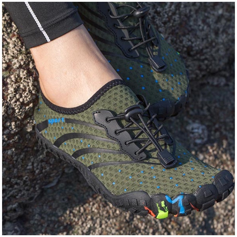 Barfußschuhe Sport (Grün)