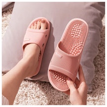 Massagepantoffeln Rosa (Reflexzonentherapie)