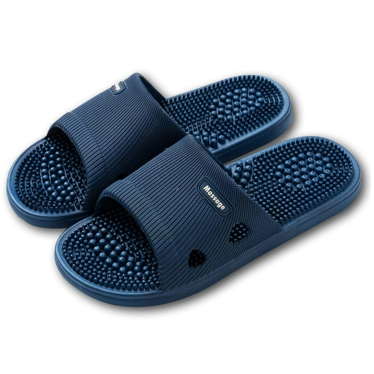 Reflexzonentherapie-Pantoffeln (Dunkelblau)
