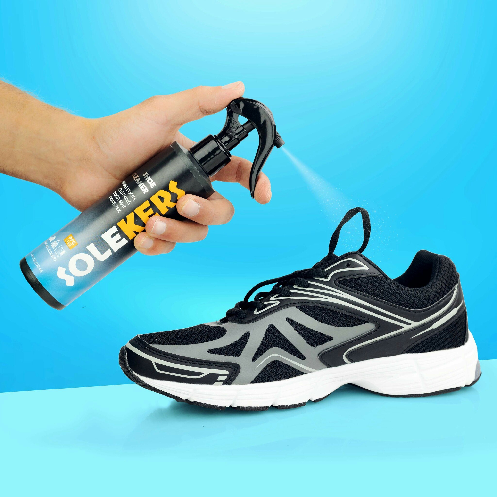Reinigungsmittel für Wanderschuhe