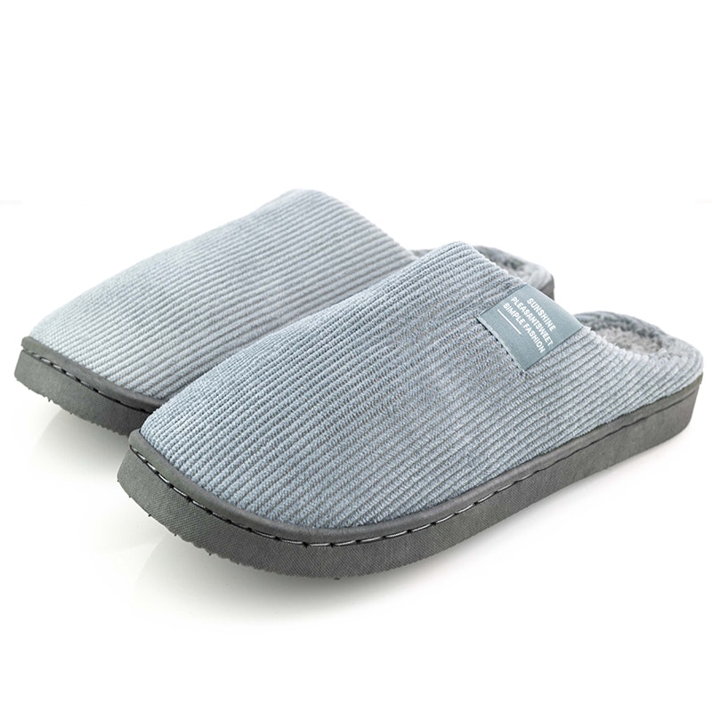 Warme Pantoffeln (Grau)