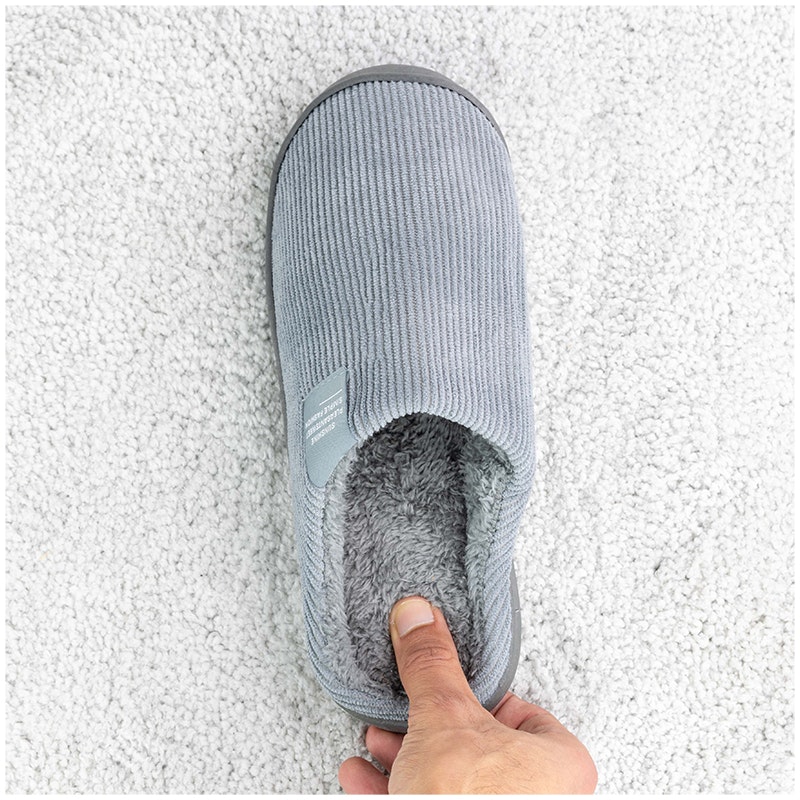 Warme Pantoffeln (Grau)