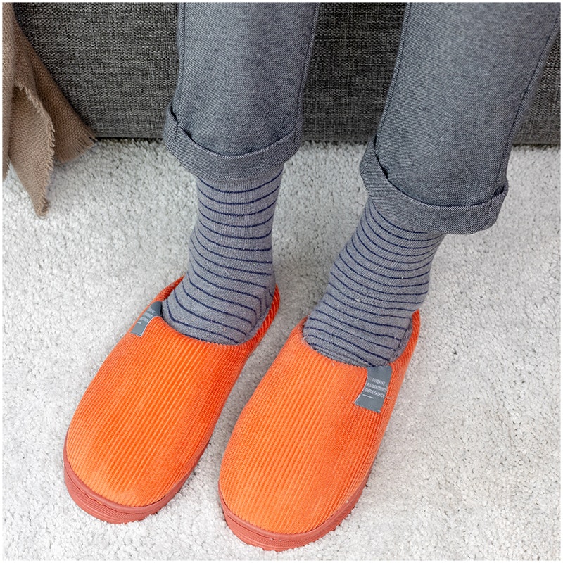Warme Pantoffeln (Orange)