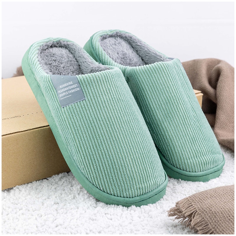 Warme Pantoffeln (Grün)