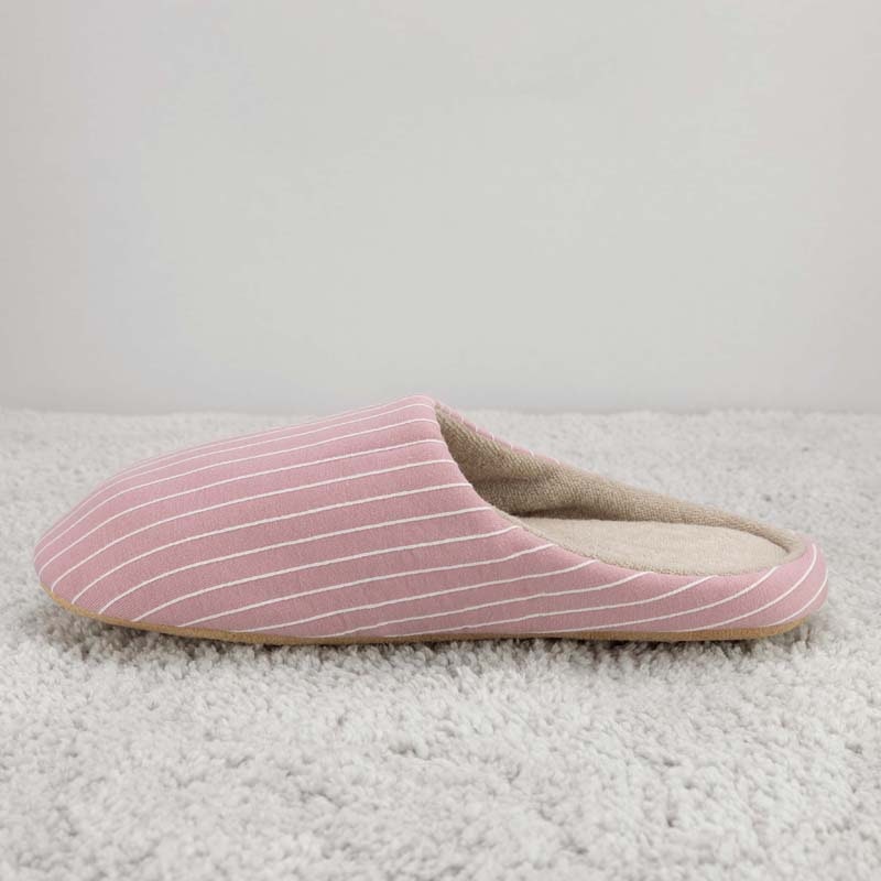 Gestreifte Pantoffeln (Rosa)