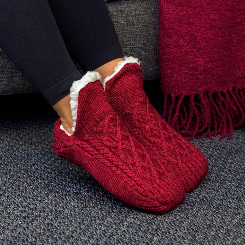 Pantoffelsocken (Rot)