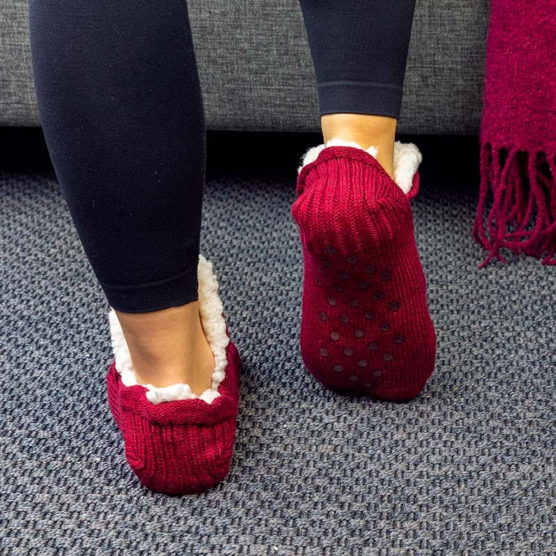 Pantoffelsocken (Rot)