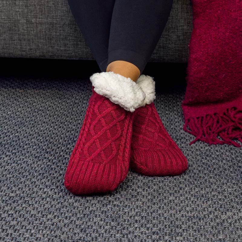 Pantoffelsocken (Rot)
