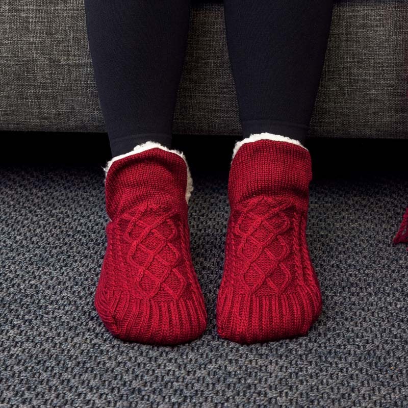 Pantoffelsocken (Rot)