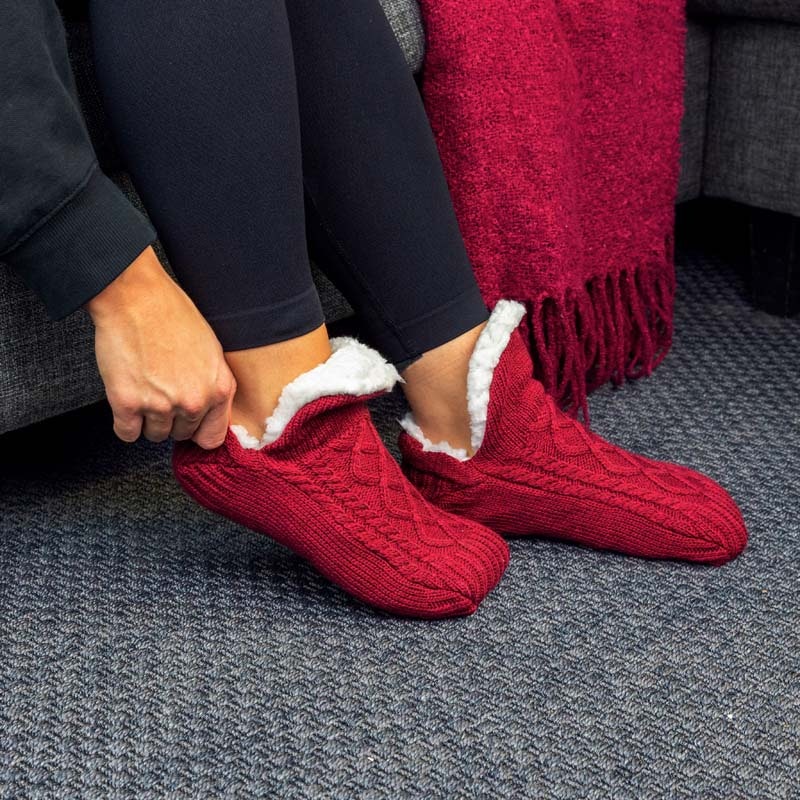 Pantoffelsocken (Rot)