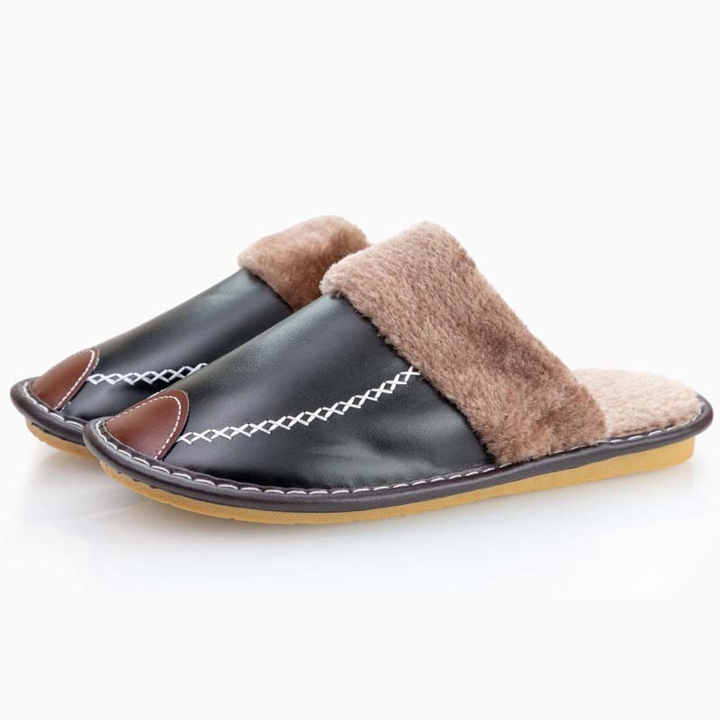 Warme Schuhe für Innenräume (Schwarz)