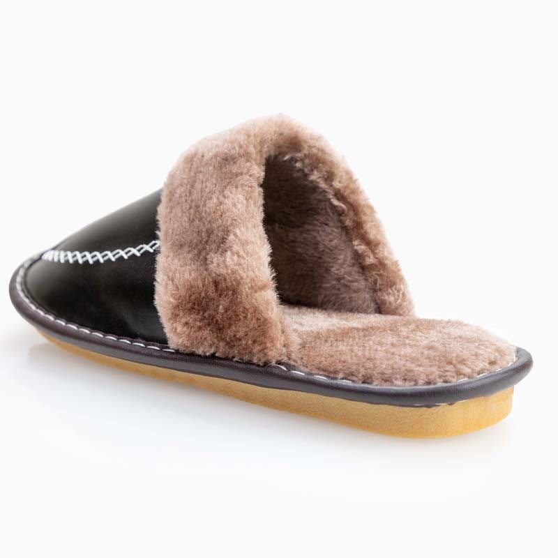 Warme Schuhe für Innenräume (Schwarz)