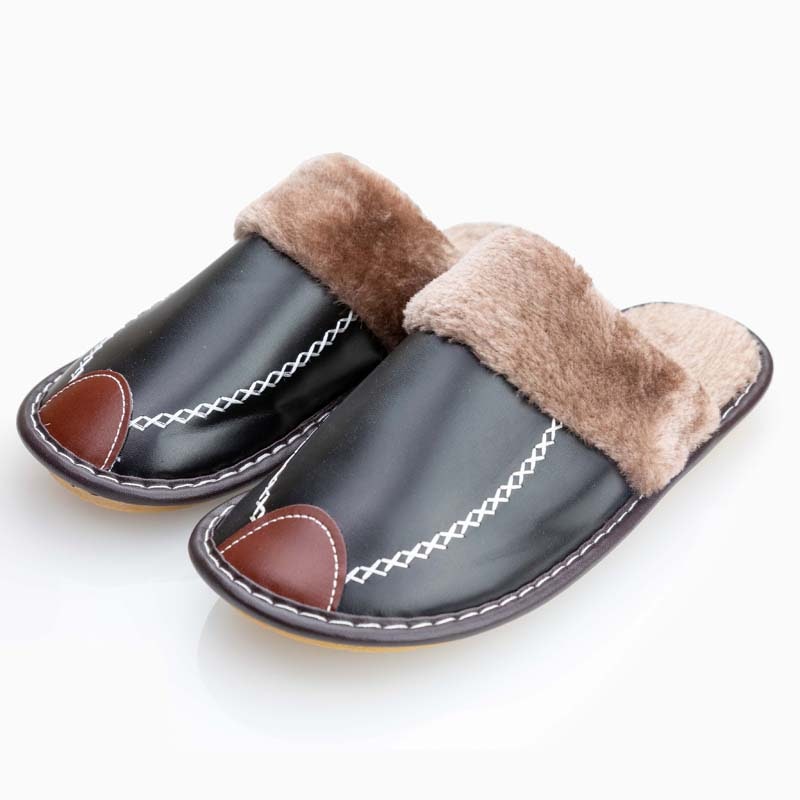 Warme Schuhe für Innenräume (Schwarz)