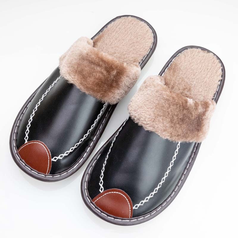 Warme Schuhe für Innenräume (Schwarz)