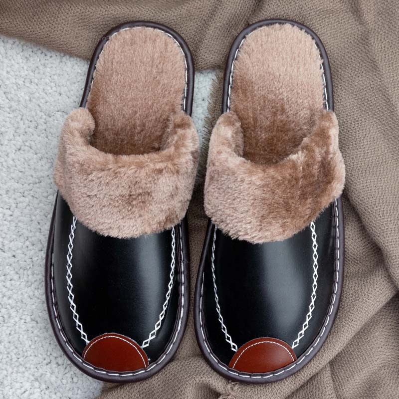Warme Schuhe für Innenräume (Schwarz)