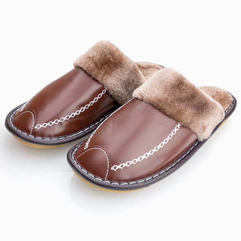 Warme Schuhe für Innenräume (Braun)
