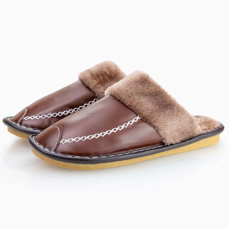 Warme Schuhe für Innenräume (Braun)