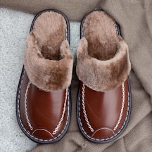 Warme Schuhe für Innenräume (Braun)