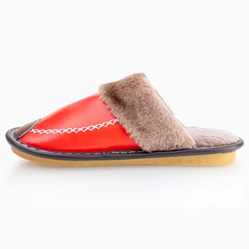 Warme Schuhe für Innenräume (Rot)