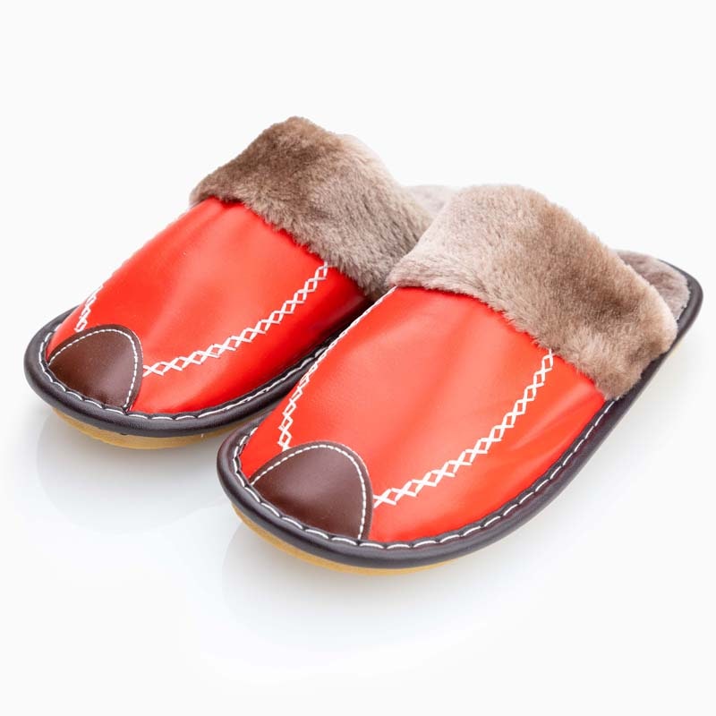 Warme Schuhe für Innenräume (Rot)