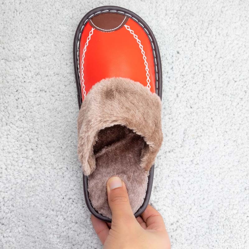 Warme Schuhe für Innenräume (Rot)
