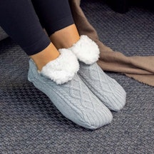 Pantoffelsocken (Grau)