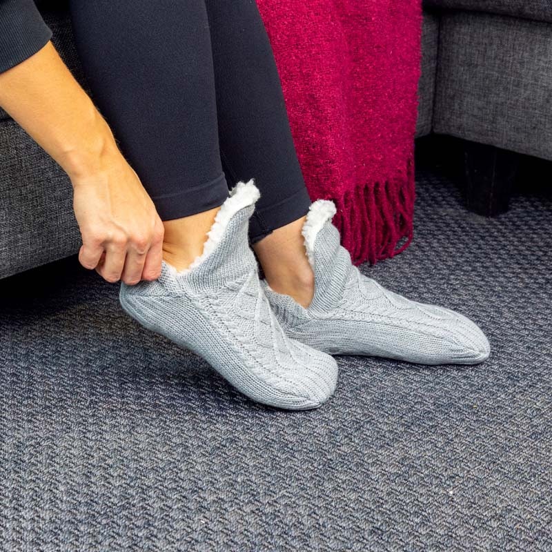 Pantoffelsocken (Grau)