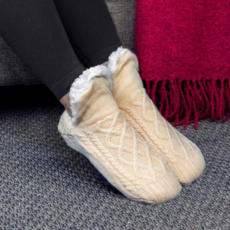 Pantoffelsocken (Beige)