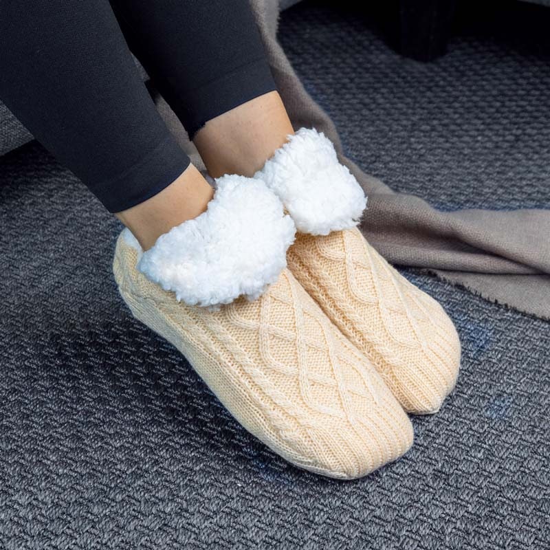 Pantoffelsocken (Beige)
