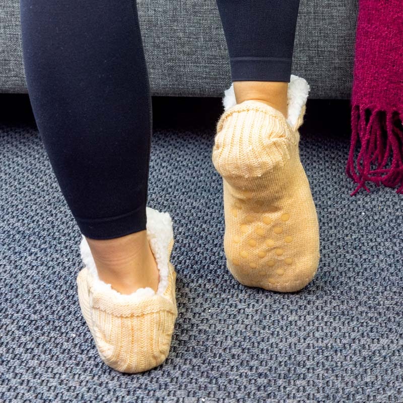 Pantoffelsocken (Beige)