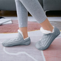 Pantoffelsocken (Grau)