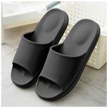 Fersenpantoffeln (Schwarz)