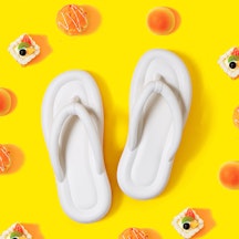 Weiche Flip-Flops (Weiß)
