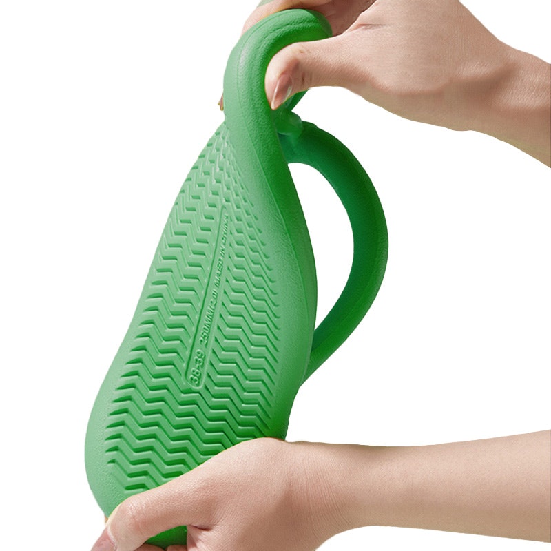 Stoßdämpfende Flip-Flops (Grün)