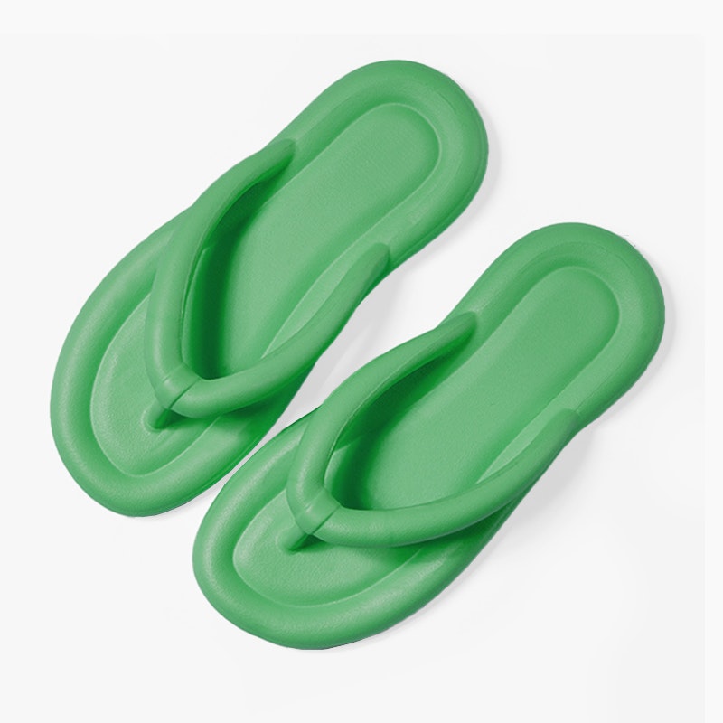 Stoßdämpfende Flip-Flops (Grün)