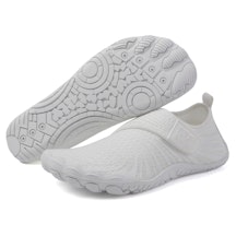 Barfußschuhe mit Klettverschluss (Weiß)