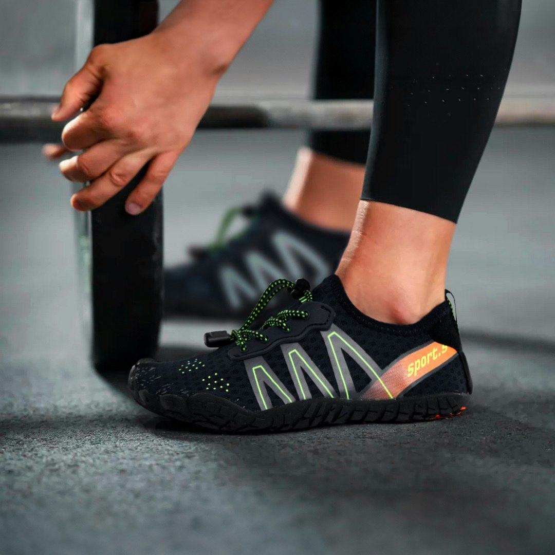Trainingsschuhe fürs Fitnessstudio Sport (Schwarz)