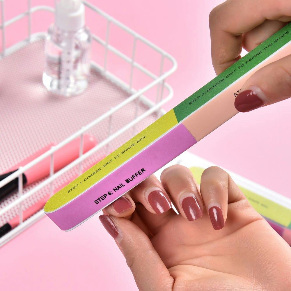 Nagelfeile mit 7 Schleifoberflächen