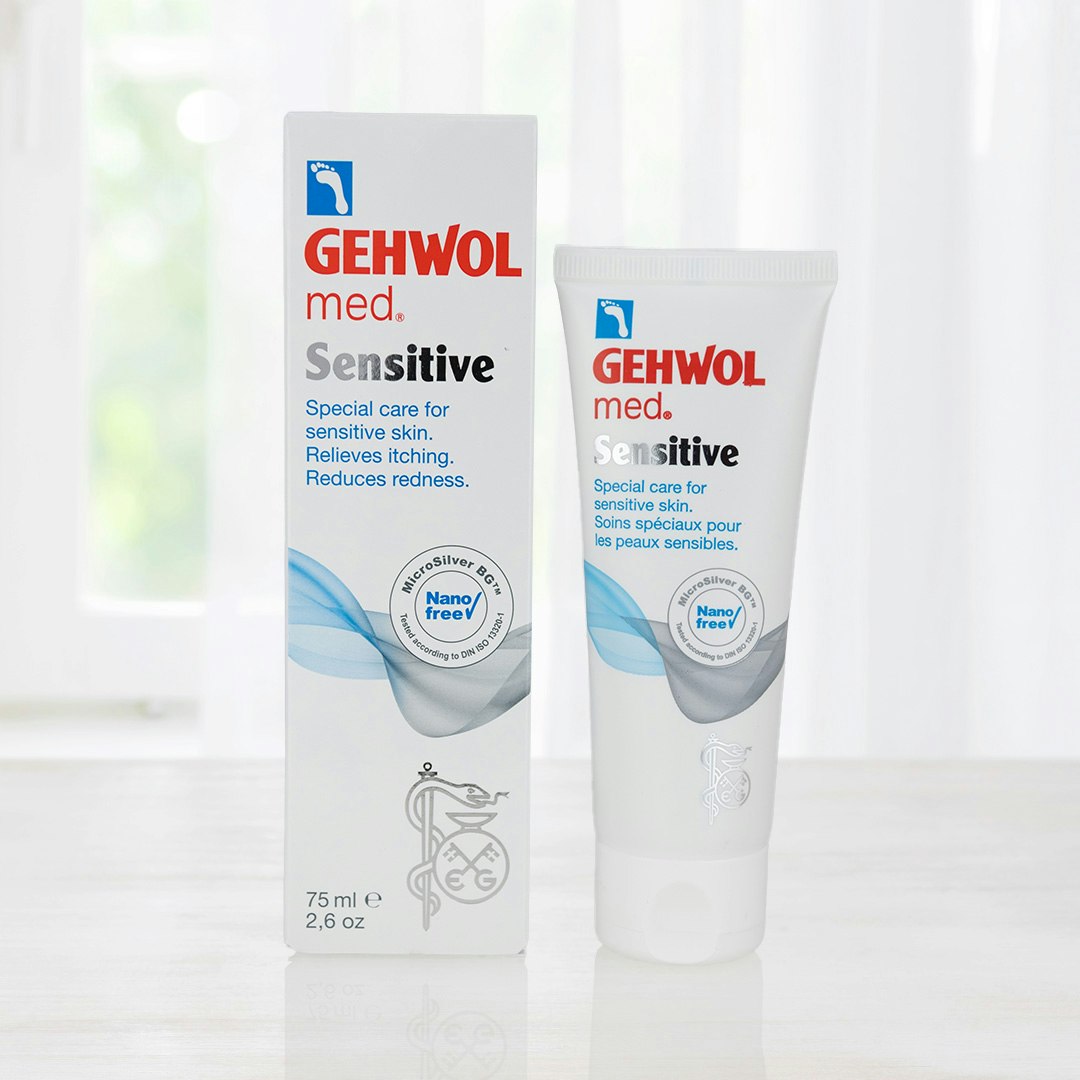 Fußcreme für empfindliche Haut