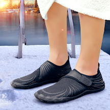 Barfußschuhe zum Baden im Winter (Schwarz)