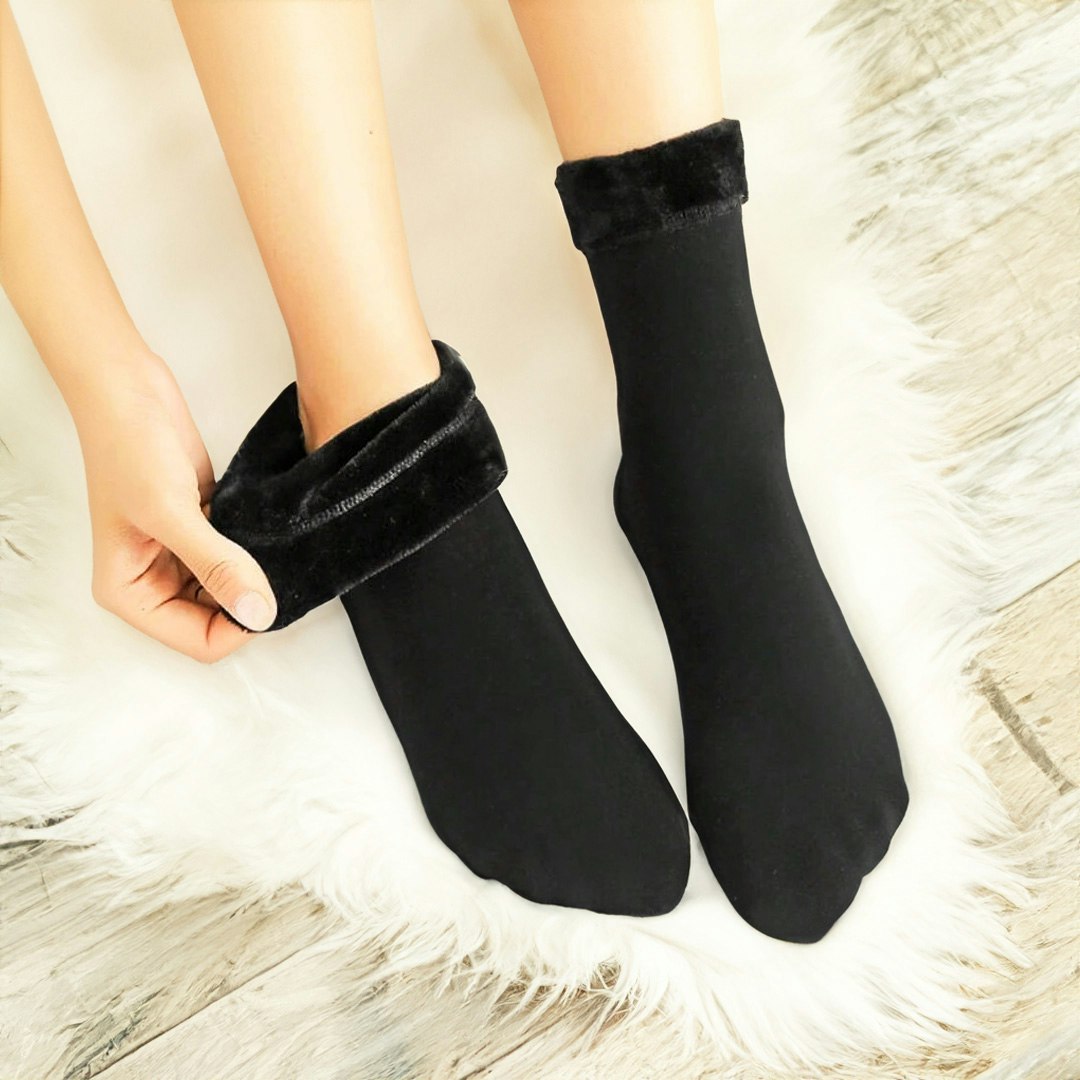 Warme Socken (Schwarz)