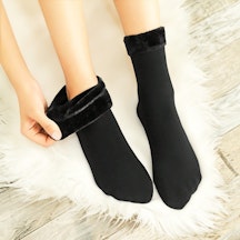 Warme Socken (Schwarz)