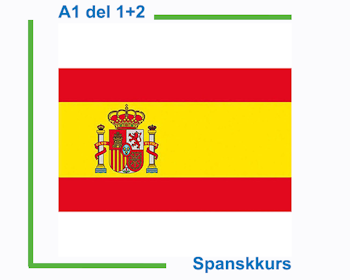 Spanskkurs nybegynner del 1+2 av 4 (Nivå A1)