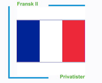 Fransk II fellesfag/programfag