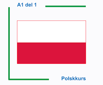 Polskkurs nybegynner del 1 (Nivå A1)